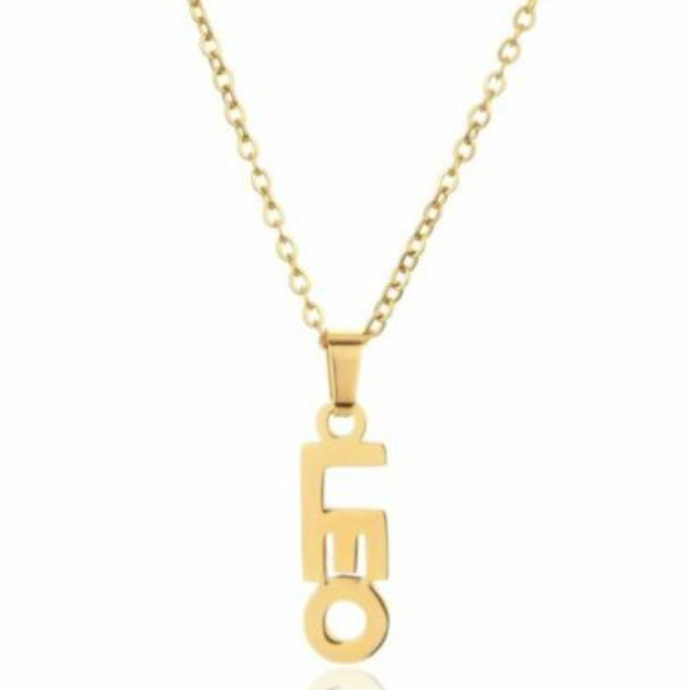 "Emma" Leo Gold Necklace July 23 - August 22